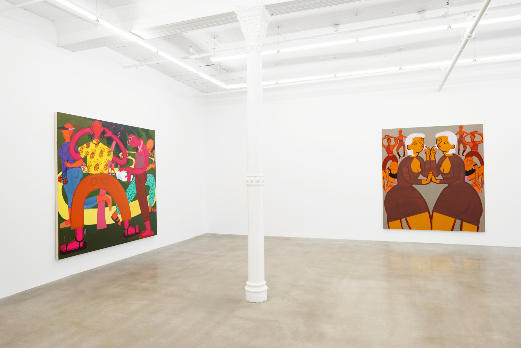Installation view, James Cohan, 2018