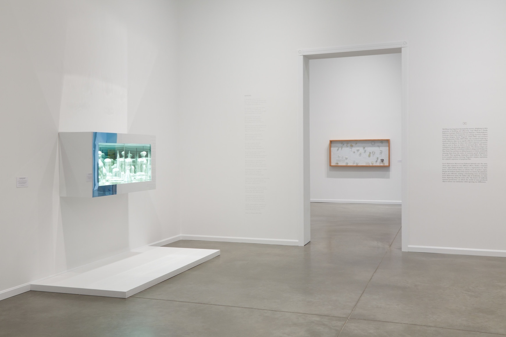 Installation view, Josiah McElheny,&nbsp;Josiah McElheny: Some Pictures of the Infinite, Institute of Contemporary Art, Boston, MA, June 22 &ndash; October 14, 2018