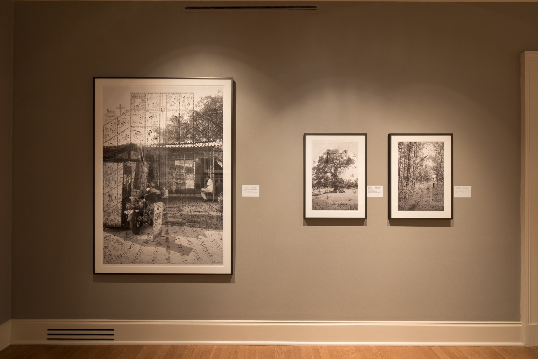 Installation view, GAURI GILL and RAJESH VANGAD,&nbsp;Prospect.4: The Lotus in Spite of the Swamp, New Orleans Museum of Art, New Orleans, Louisiana, November 18, 2017 &ndash; February 25, 2018