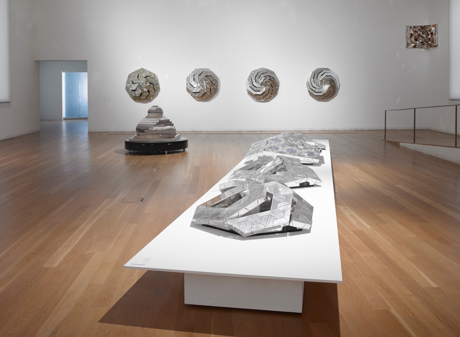 MONIR SHAHROUDY FARMANFARMAIAN, Installation view:&nbsp;Monir Shahroudy Farmanfarmaian: Infinite Possibility. Mirror Works and Drawings 1974&ndash;2014,&nbsp;Serralves Museum of Contemporary Art, Porto, Portugal,&nbsp;October 9, 2014 - January 11, 2015