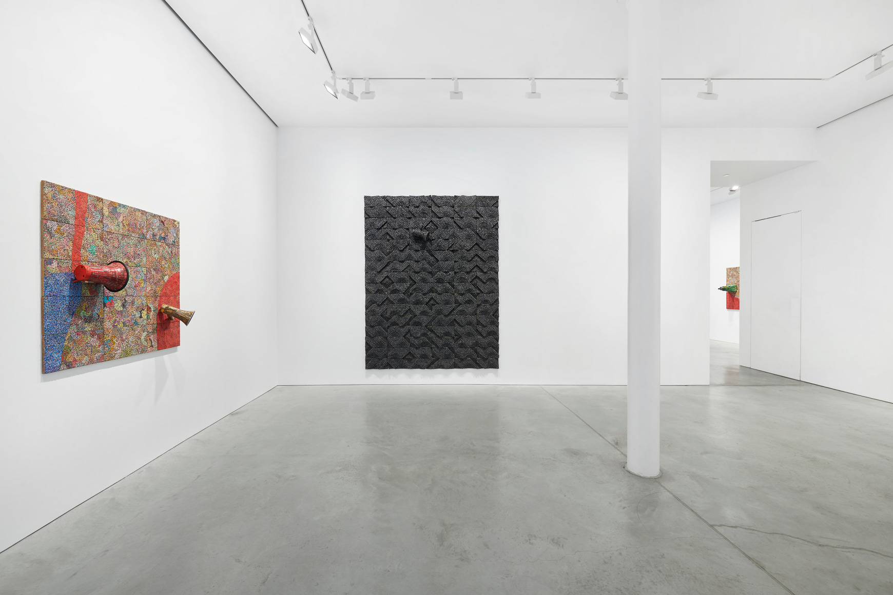 Installation views, Elias Sime,&nbsp;TIGHTROPE: ECHO!?, James Cohan, 48 Walker St, March 19 - April 24, 2021&nbsp;