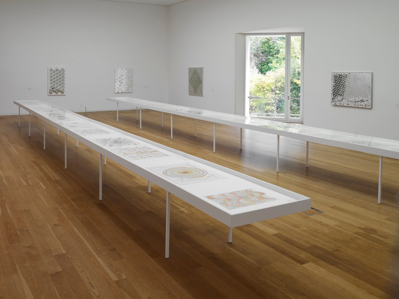 MONIR SHAHROUDY FARMANFARMAIAN, Installation view:&nbsp;Monir Shahroudy Farmanfarmaian: Infinite Possibility. Mirror Works and Drawings 1974&ndash;2014,&nbsp;Serralves Museum of Contemporary Art, Porto, Portugal,&nbsp;October 9, 2014 - January 11, 2015