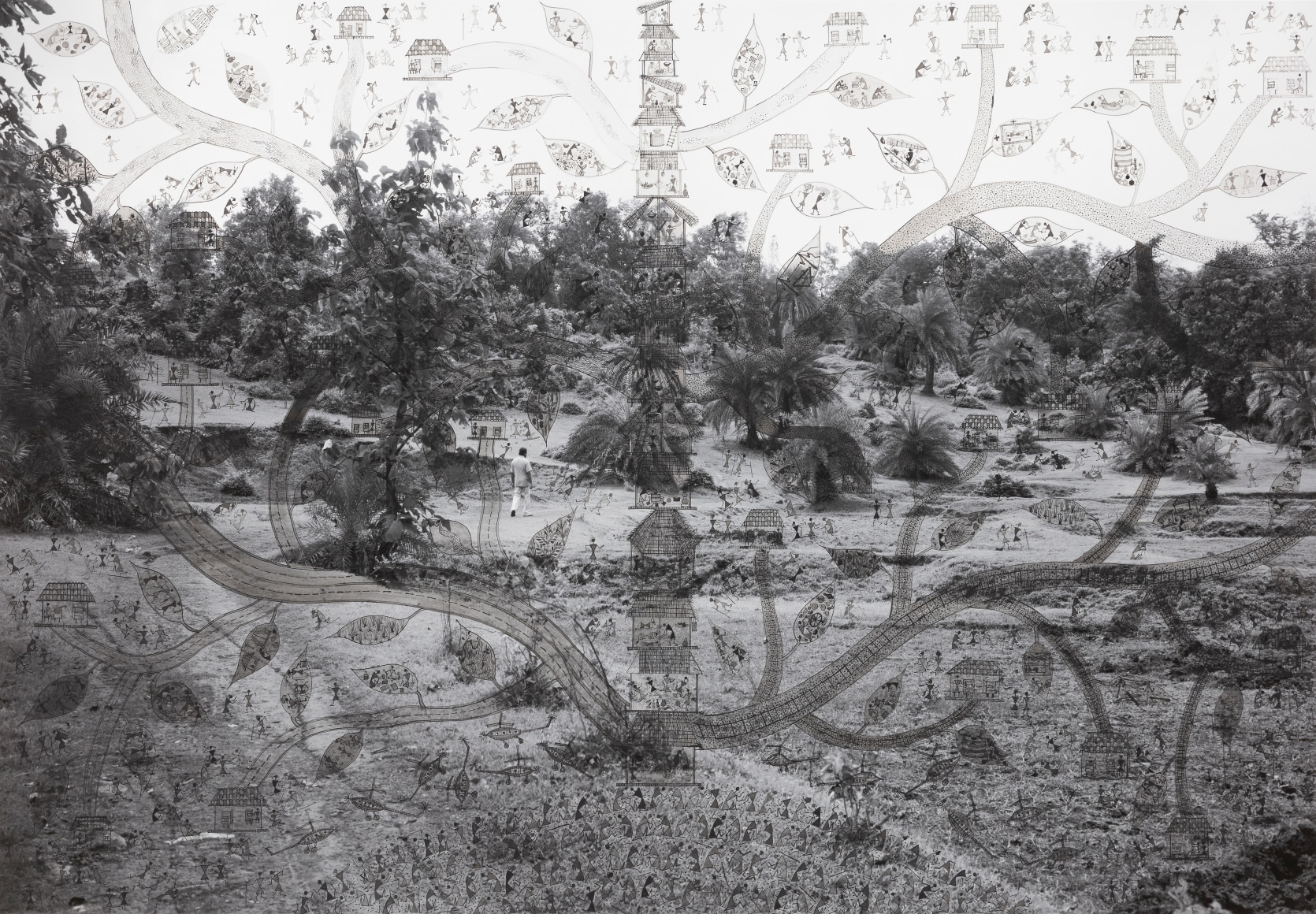 GAURI GILL and RAJESH VANGAD, Over one lakh voters boycott elections, 2019 from the series Fields of Sight