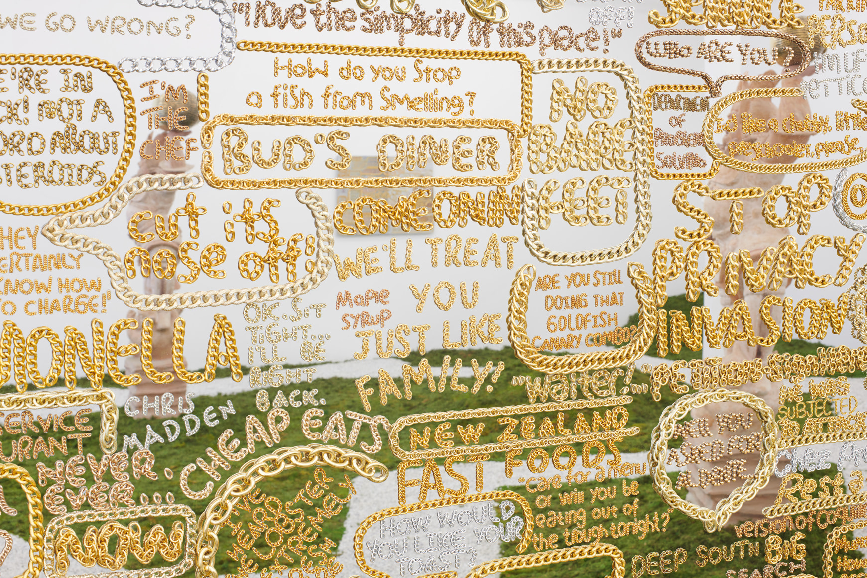 I Believe the Sun is the Center of the Universe (detail), 2017
