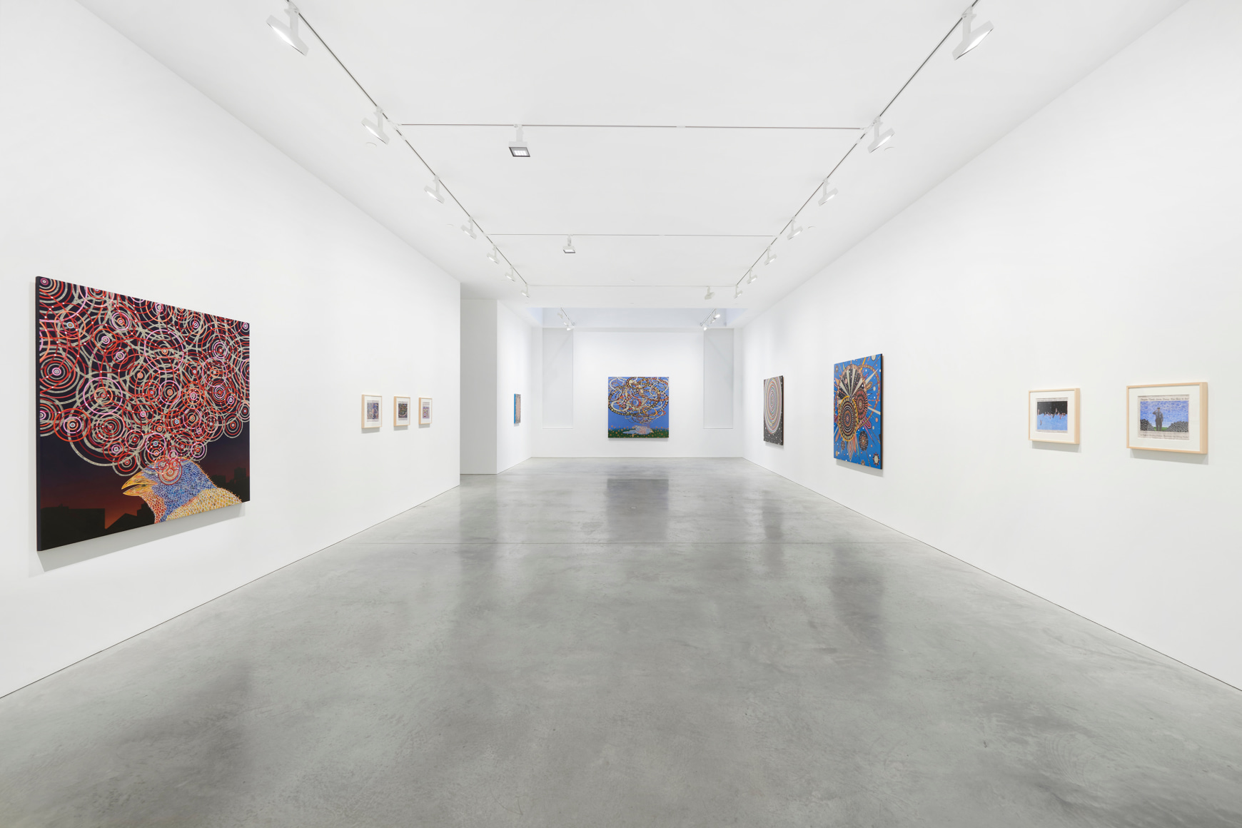 Installation view,&nbsp;Fred Tomaselli, 48 Walker St, October 23 - November 21, 2020