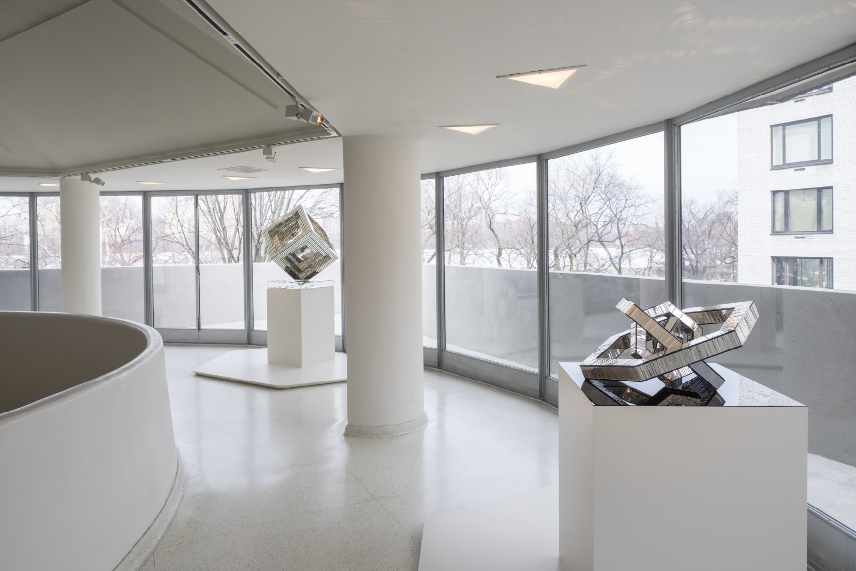 MONIR SHAHROUDY FARMANFARMAIAN, Installation view: Infinite Possibility. Mirror Works and Drawings 1974&ndash;2014, Solomon R. Guggenheim Museum, March 13 - June 3, 2015