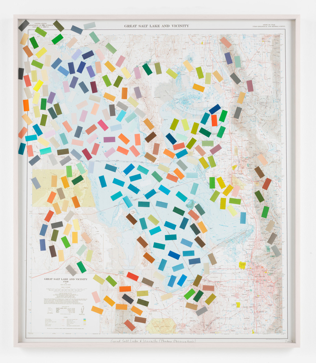 SPENCER FINCH Great Salt Lake and Vicinity (Pantone study)