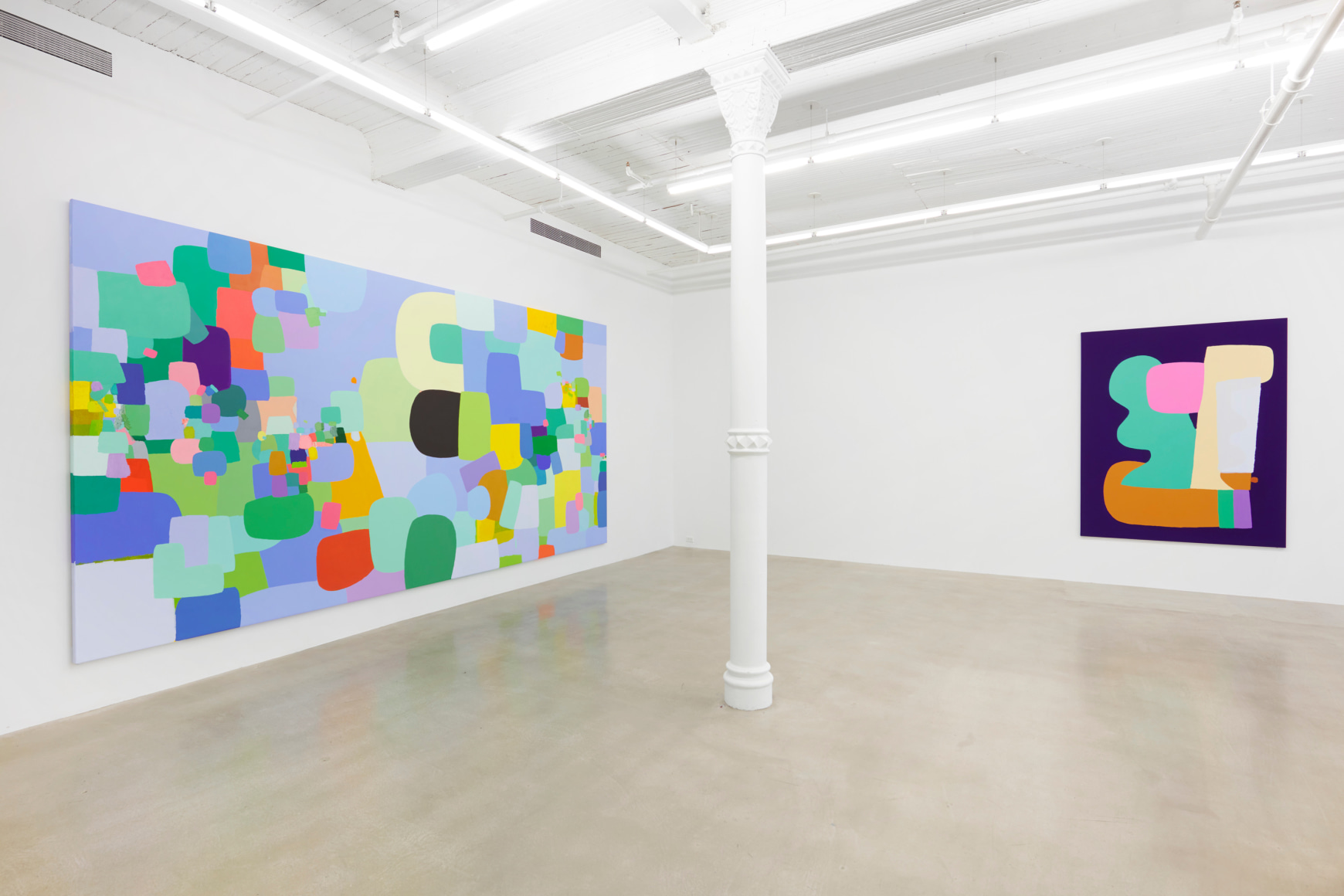 Installation view, Federico Herrero, Volume, James Cohan, 291 Grand St, January 17 - February 23, 2020