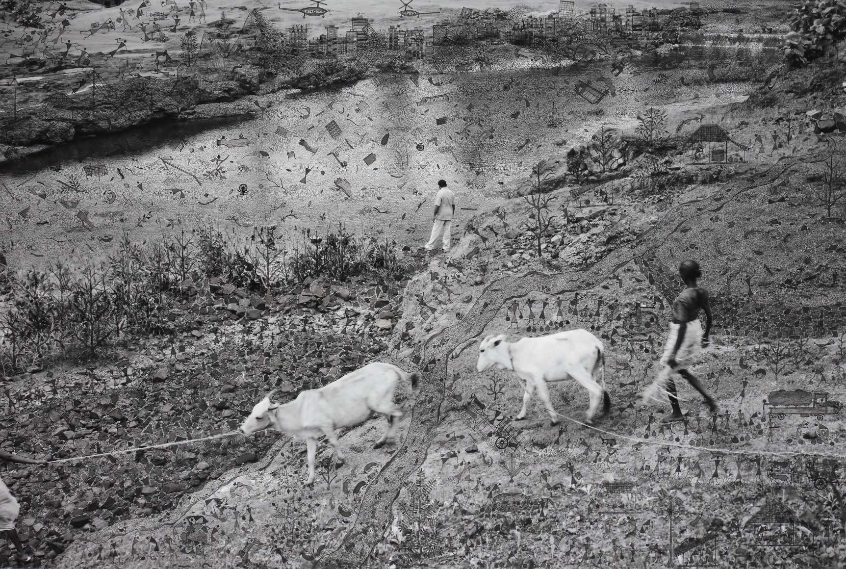 GAURI GILL and RAJESH VANGAD, The Drought, the Flood, 2016, from the series Fields of Sight