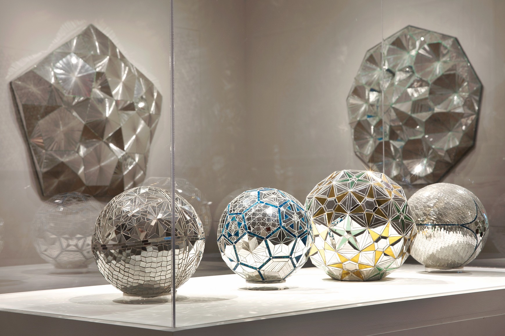 MONIR SHAHROUDY FARMANFARMAIAN, Installation view:&nbsp;Monir Shahroudy Farmanfarmaian: Infinite Possibility. Mirror Works and Drawings, 1974-2014,&nbsp;Chrysler Museum of Art, Norfolk, VA,&nbsp;March 16 - July 30, 2017