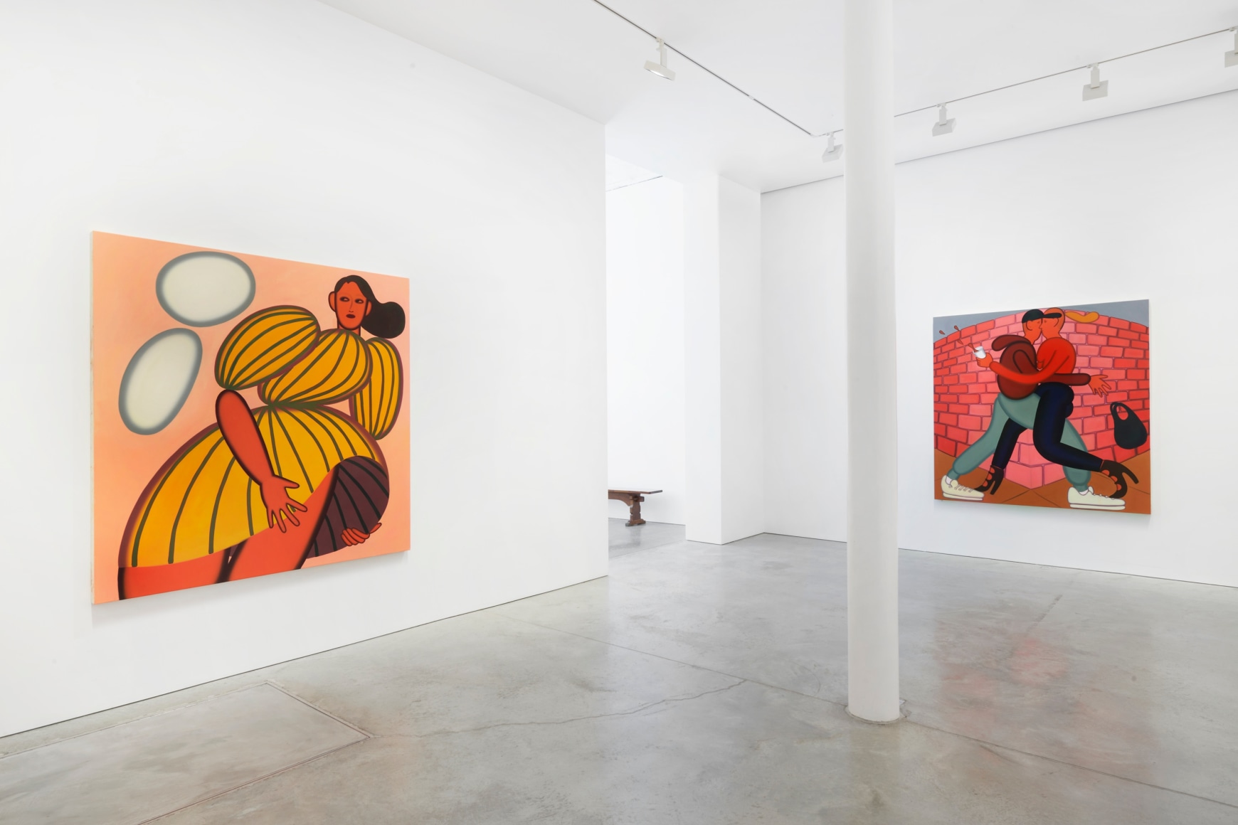 Installation view, Grace Weaver:&nbsp;STEPS,&nbsp;48 Walker St, July 15 - September 12, 2020