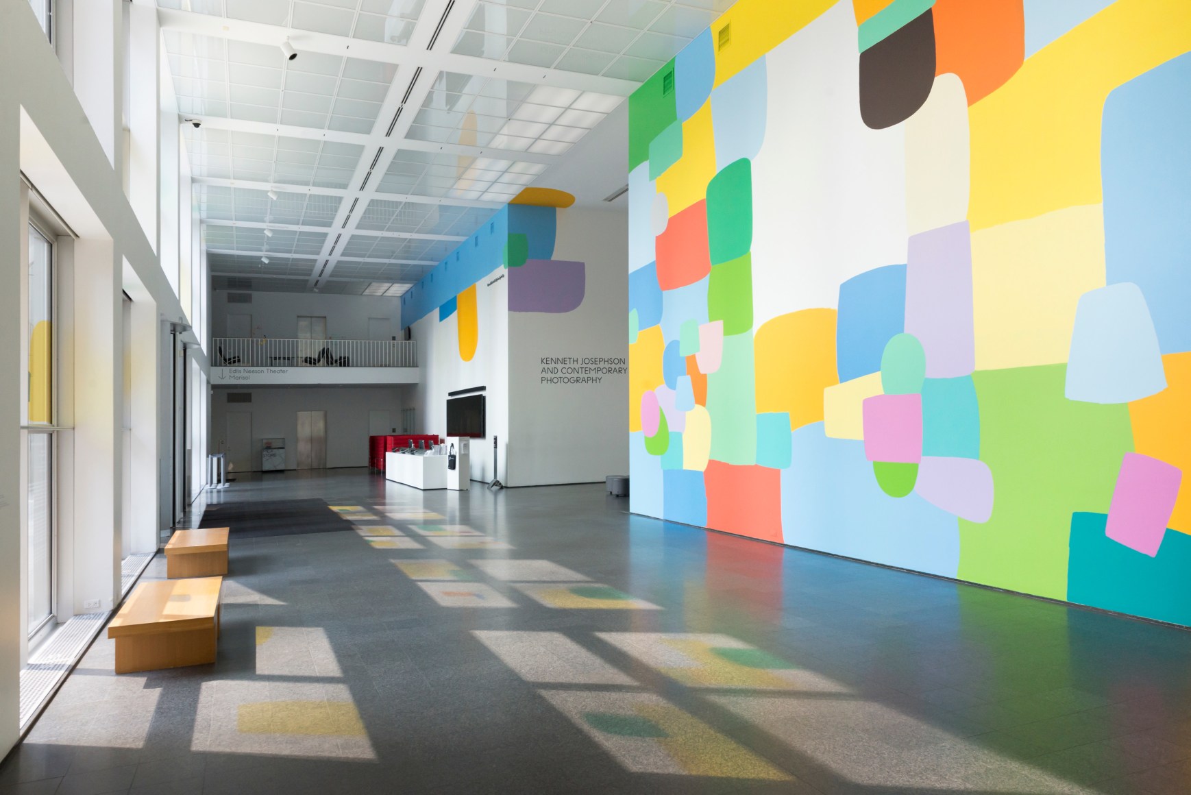 FEDERICO HERRERO, Alphabet, site-specific installation for the atrium of the Museum of Contemporary Art Chicago, Chicago, IL, 2018 