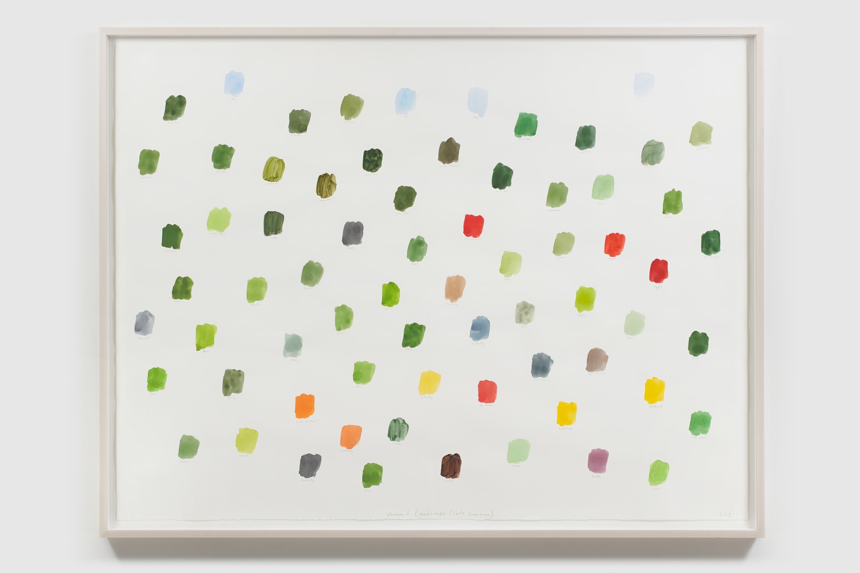 SPENCER FINCH, Vermont Landscape (Late summer)&nbsp;