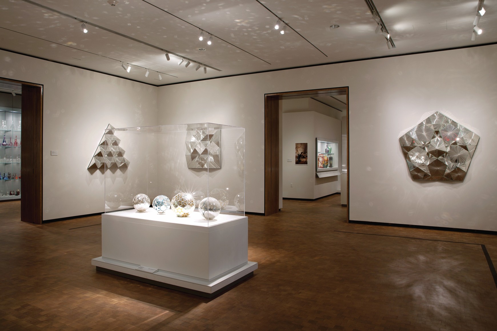 MONIR SHAHROUDY FARMANFARMAIAN, Installation view:&nbsp;Monir Shahroudy Farmanfarmaian: Infinite Possibility. Mirror Works and Drawings, 1974-2014,&nbsp;Chrysler Museum of Art, Norfolk, VA,&nbsp;March 16 - July 30, 2017