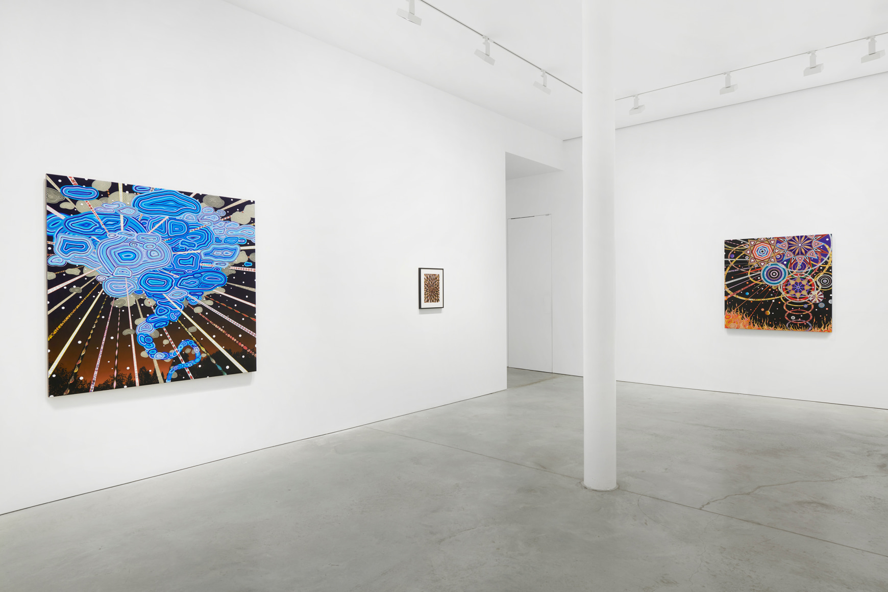 Installation view,&nbsp;Fred Tomaselli, 48 Walker St, October 23 - November 21, 2020