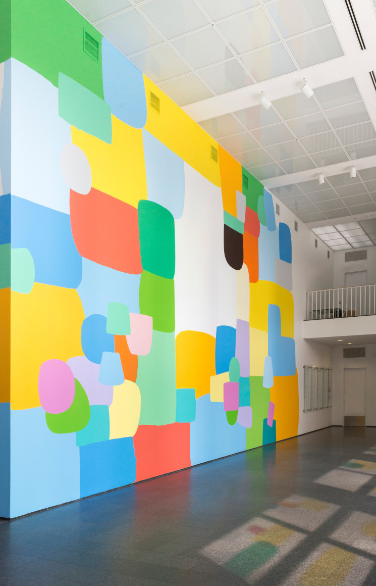 FEDERICO HERRERO, Alphabet, site-specific installation for the atrium of the Museum of Contemporary Art Chicago, Chicago, IL, 2018 