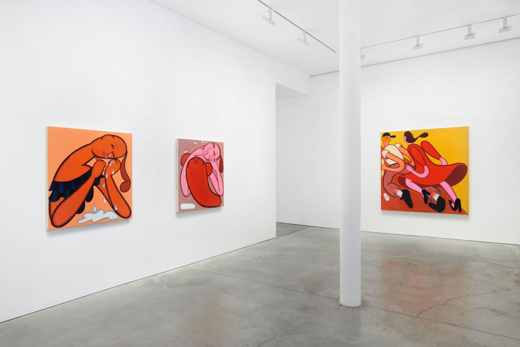 Installation view, Grace Weaver:&nbsp;STEPS,&nbsp;48 Walker St, July 15 - September 12, 2020