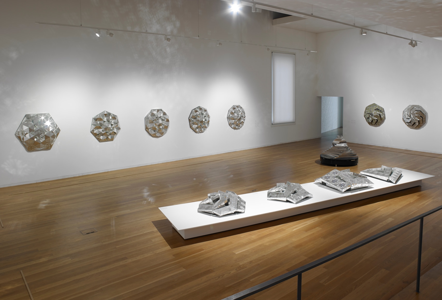 MONIR SHAHROUDY FARMANFARMAIAN, Installation view:&nbsp;Monir Shahroudy Farmanfarmaian: Infinite Possibility. Mirror Works and Drawings 1974&ndash;2014,&nbsp;Serralves Museum of Contemporary Art, Porto, Portugal,&nbsp;October 9, 2014 - January 11, 2015