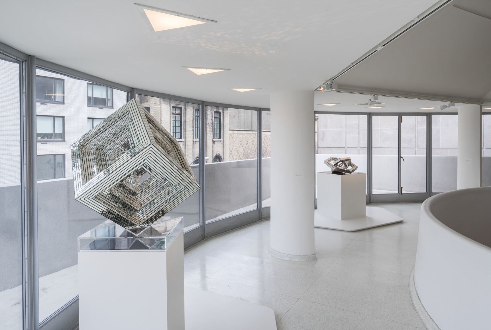 MONIR SHAHROUDY FARMANFARMAIAN, Installation view:&nbsp;Infinite Possibility. Mirror Works and Drawings 1974&ndash;2014, Solomon R. Guggenheim Museum, March 13 - June 3, 2015