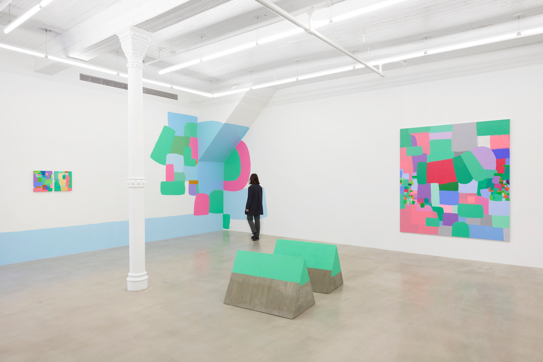 Installation view, Federico Herrero, Volume, James Cohan, 291 Grand St, January 17 - February 23, 2020