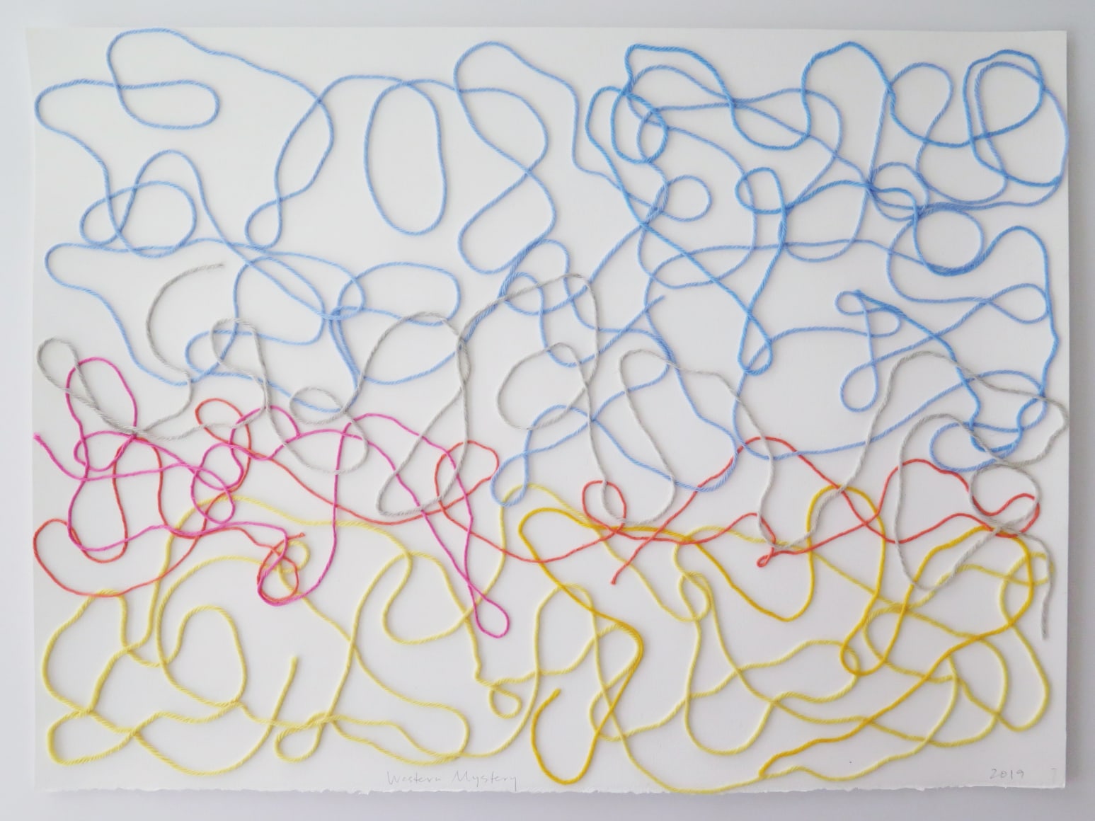 SPENCER FINCH Western Mystery (She sweeps with many-colored Brooms) #6