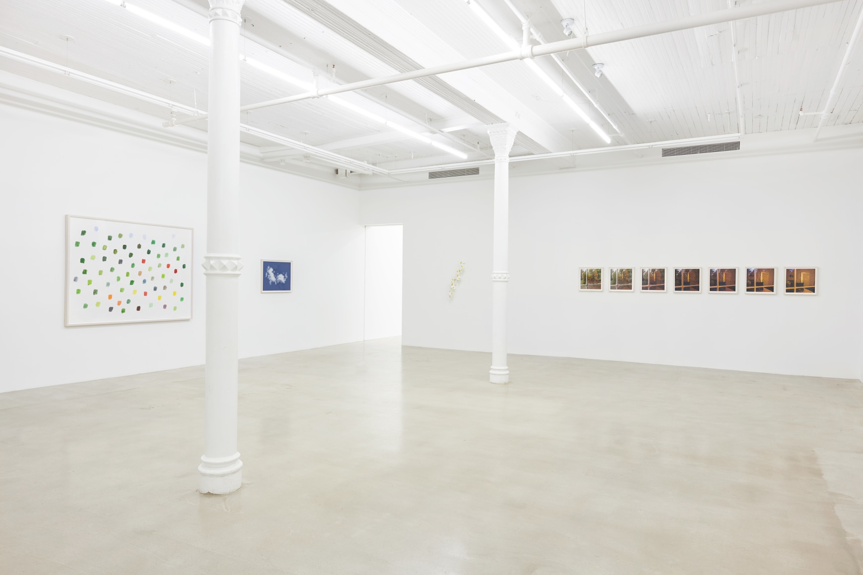 SPENCER FINCH,&nbsp;The Brain is deeper than the sea,&nbsp;James Cohan LES, 2018, installation view.