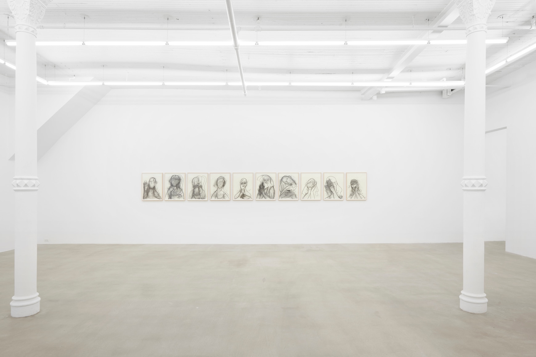 Installation view, Grace Weaver:&nbsp;STEPS,&nbsp;291 Grand St, July 15 - September 13, 2020