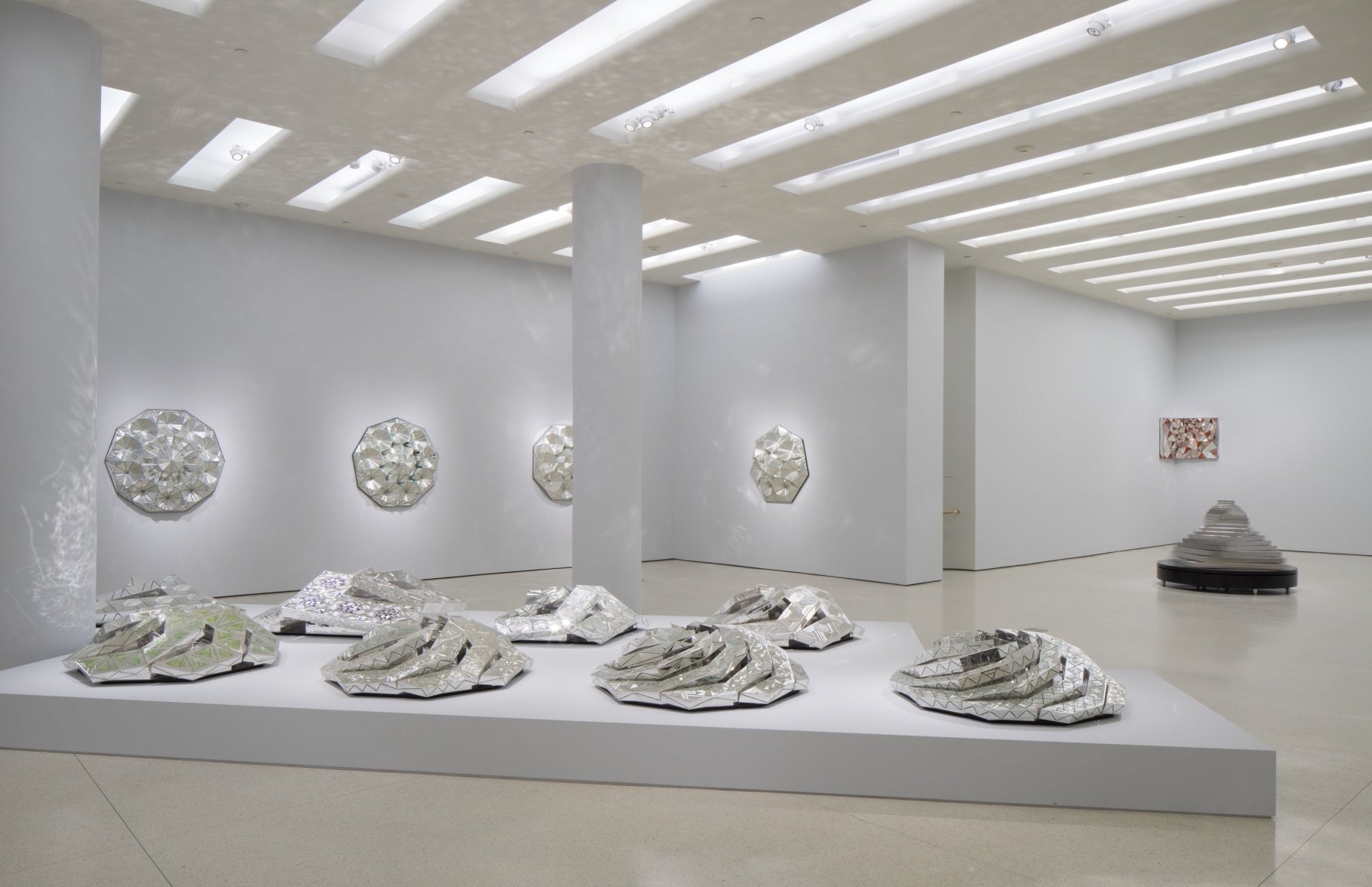 MONIR SHAHROUDY FARMANFARMAIAN, Installation view:&nbsp;Infinite Possibility. Mirror Works and Drawings 1974&ndash;2014, Solomon R. Guggenheim Museum, March 13 - June 3, 2015
