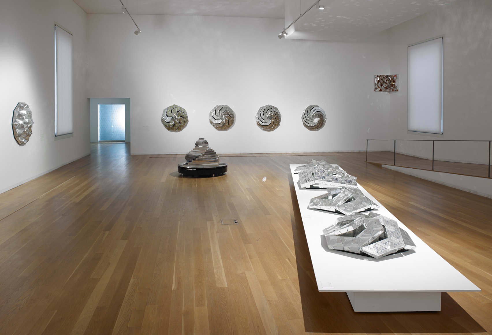 MONIR SHAHROUDY FARMANFARMAIAN, Installation view:&nbsp;Monir Shahroudy Farmanfarmaian: Infinite Possibility. Mirror Works and Drawings 1974&ndash;2014,&nbsp;Serralves Museum of Contemporary Art, Porto, Portugal,&nbsp;October 9, 2014 - January 11, 2015