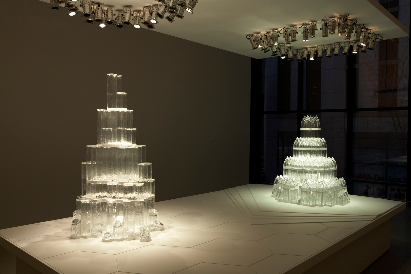 Installation view: Josiah McElheny at the Museum of Modern Art, New York, NY, February 12 - April 9, 2007