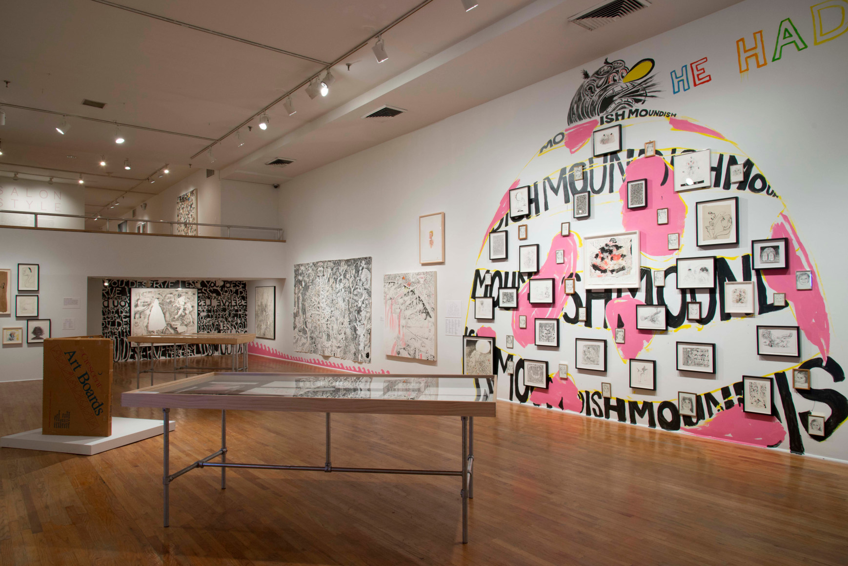 Installation view, Trenton Doyle Hancock: Skin and Bones, 20 Years of Drawing,&nbsp;Studio Museum in Harlem, March 26 - June 28, 2015