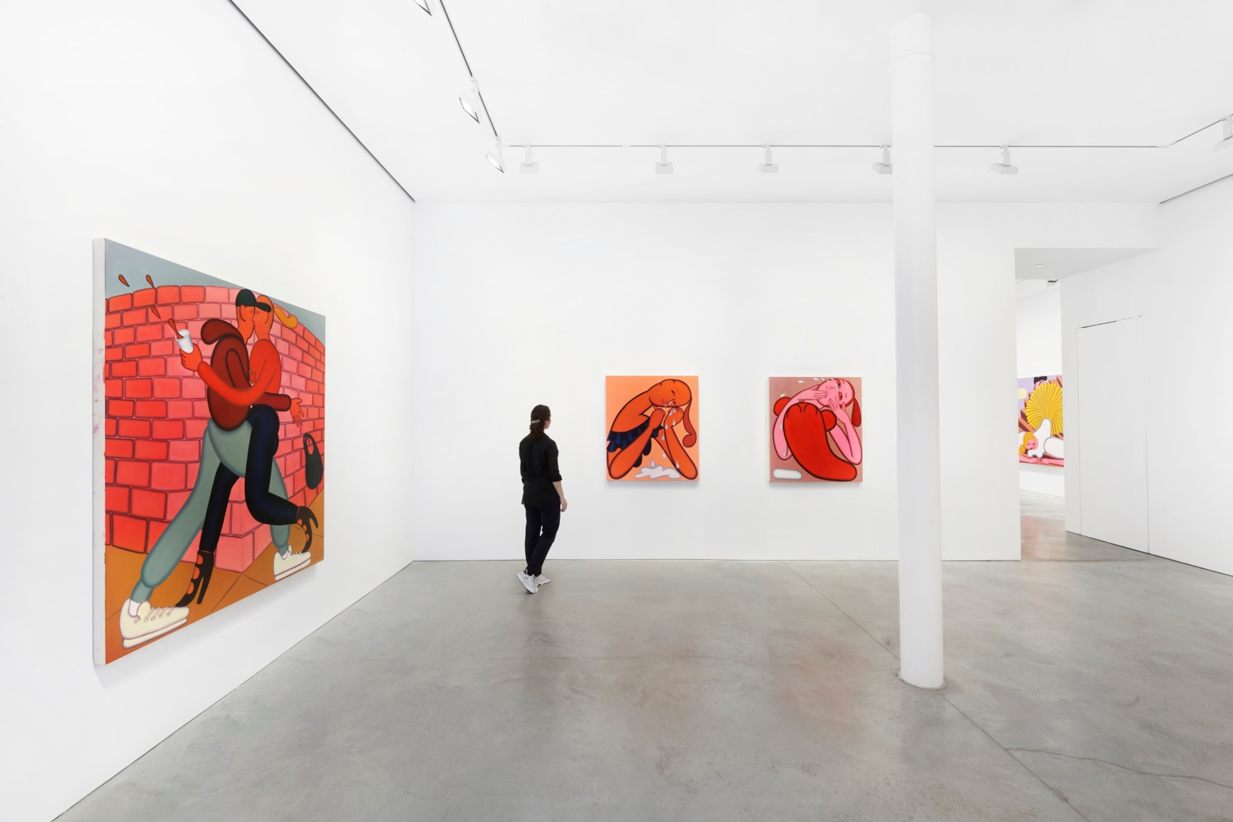 Installation view, Grace Weaver:&nbsp;STEPS,&nbsp;48 Walker St, July 15 - September 12, 2020