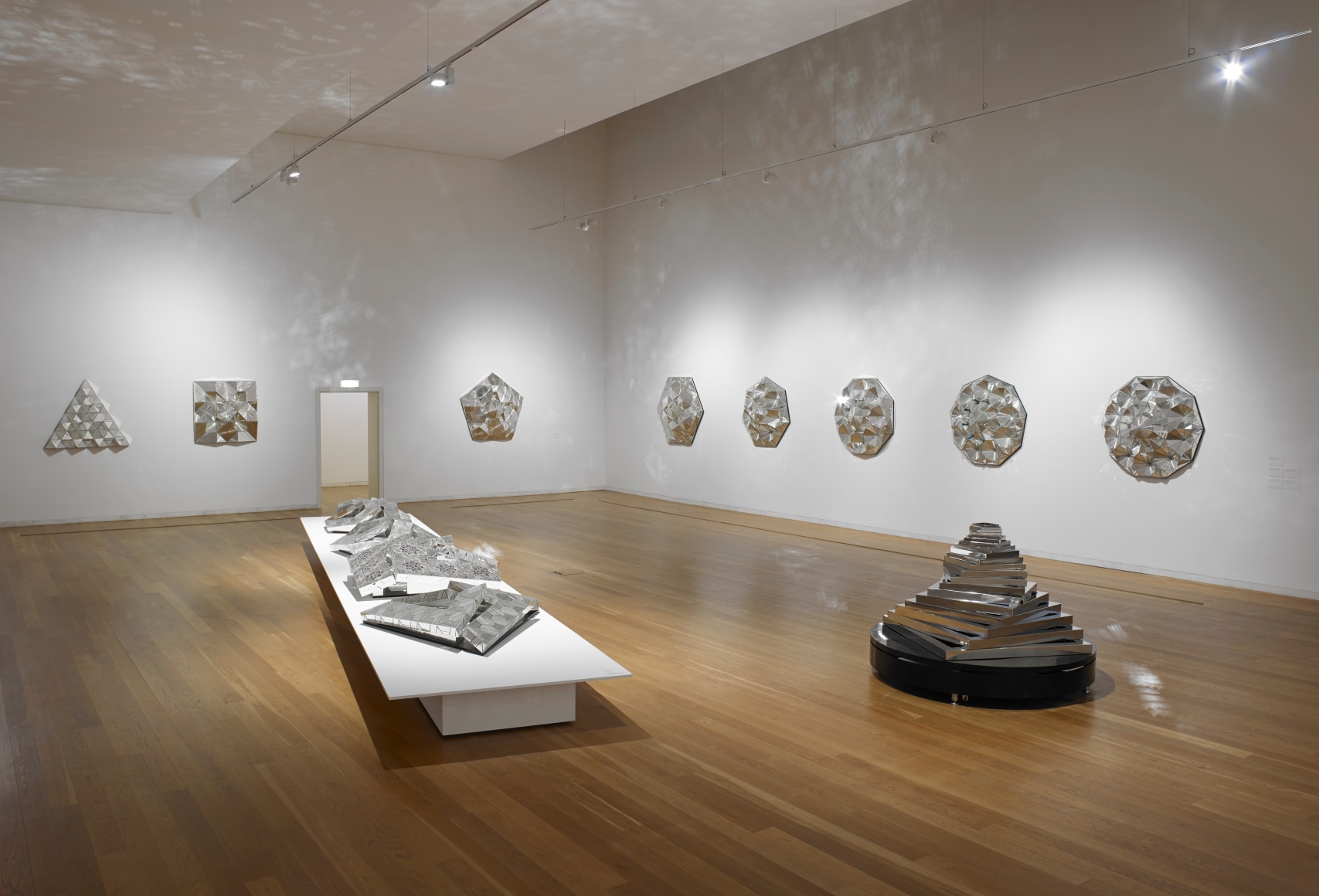 MONIR SHAHROUDY FARMANFARMAIAN, Installation view:&nbsp;Monir Shahroudy Farmanfarmaian: Infinite Possibility. Mirror Works and Drawings 1974&ndash;2014,&nbsp;Serralves Museum of Contemporary Art, Porto, Portugal,&nbsp;October 9, 2014 - January 11, 2015