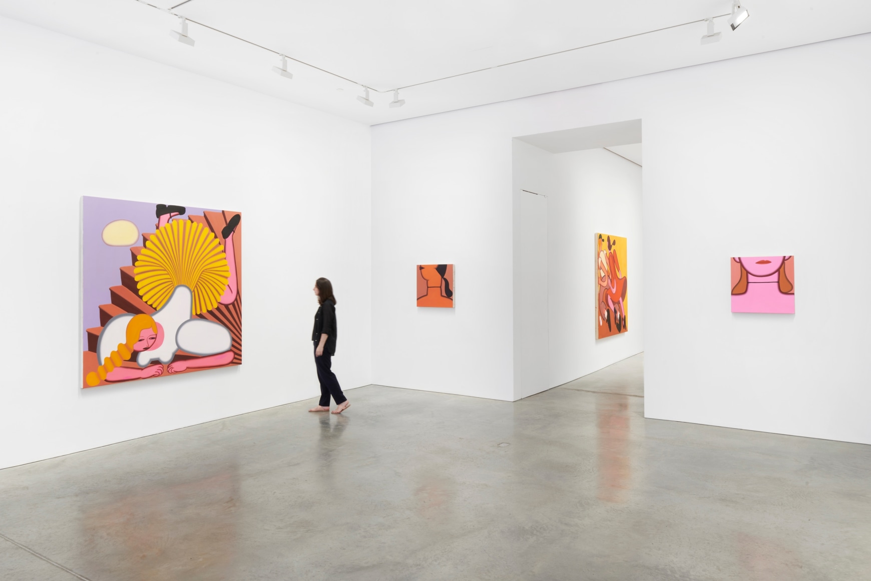 Installation view, Grace Weaver:&nbsp;STEPS,&nbsp;48 Walker St, July 15 - September 12, 2020
