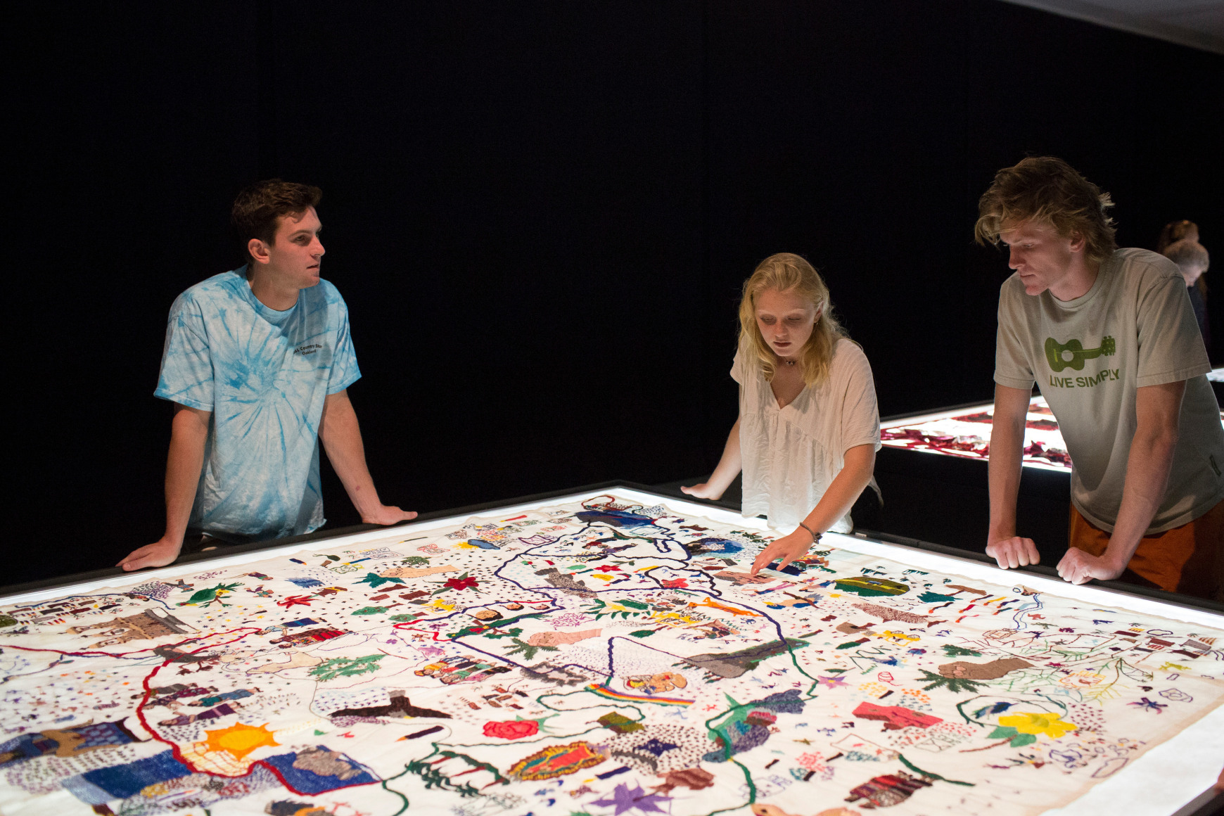 TERESA MARGOLLES, Installation View: We Have a Common Thread, Colby Museum