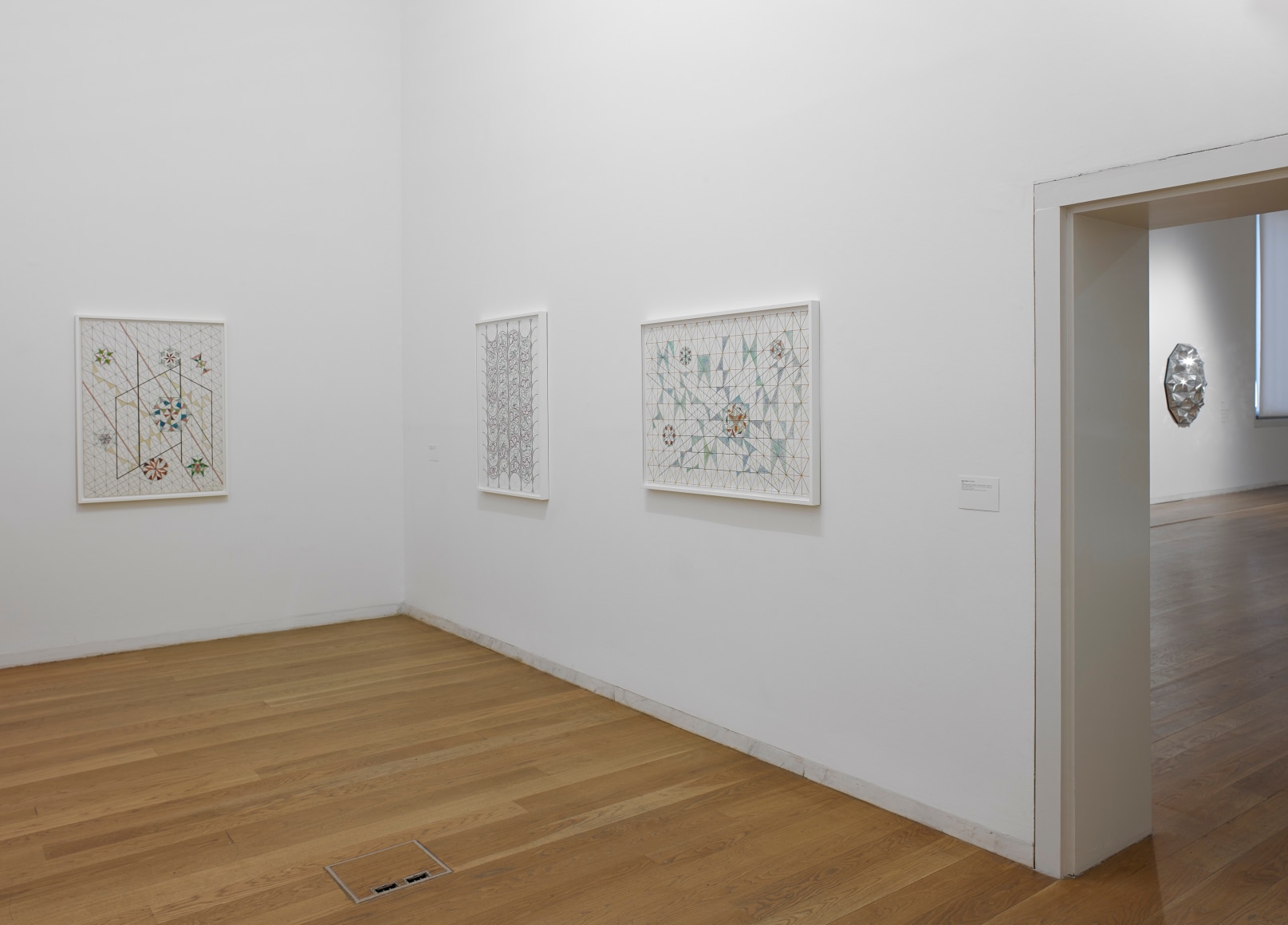 MONIR SHAHROUDY FARMANFARMAIAN, Installation view:&nbsp;Monir Shahroudy Farmanfarmaian: Infinite Possibility. Mirror Works and Drawings 1974&ndash;2014,&nbsp;Serralves Museum of Contemporary Art, Porto, Portugal,&nbsp;October 9, 2014 - January 11, 2015