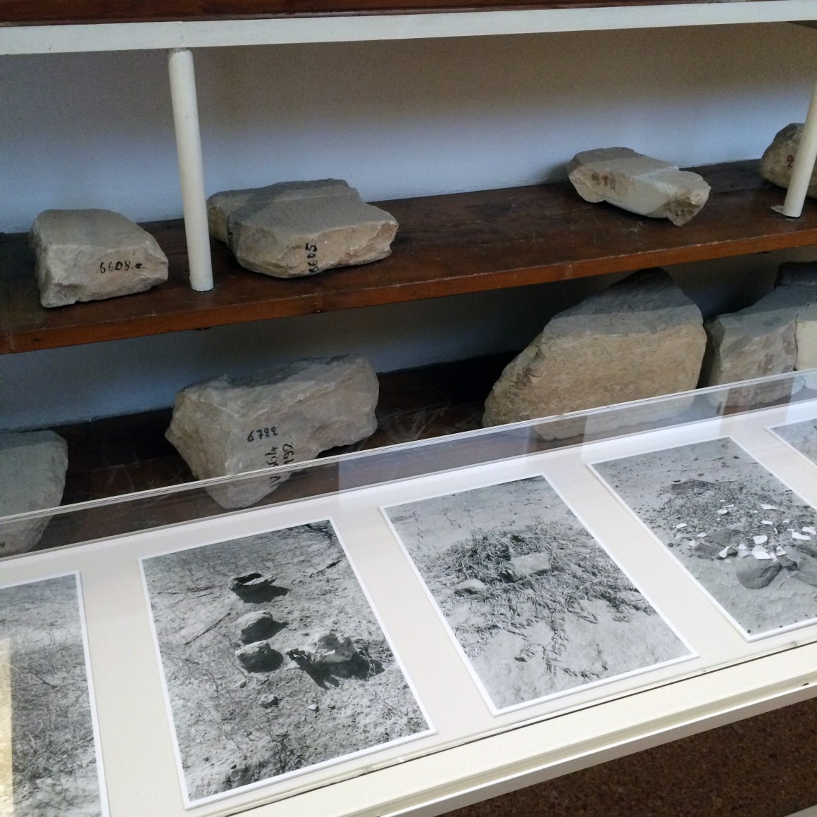 Installation View, Gauri Gill,&nbsp;selections from&nbsp;The Mark on the Wall,&nbsp;Traces, and&nbsp;Proof of Residence&nbsp;at&nbsp;documenta 14&nbsp;in Athens, Greece, Epigraphic Museum, 8 April - 16 July 2017