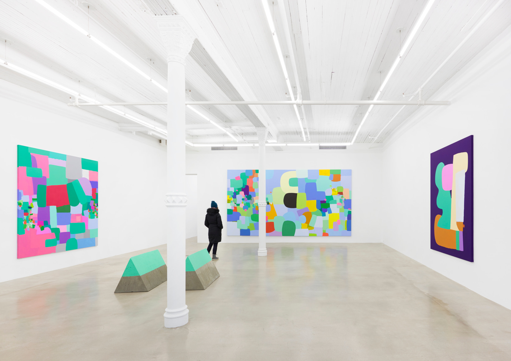 Installation view, Federico Herrero, Volume, James Cohan, 291 Grand St, January 17 - February 23, 2020