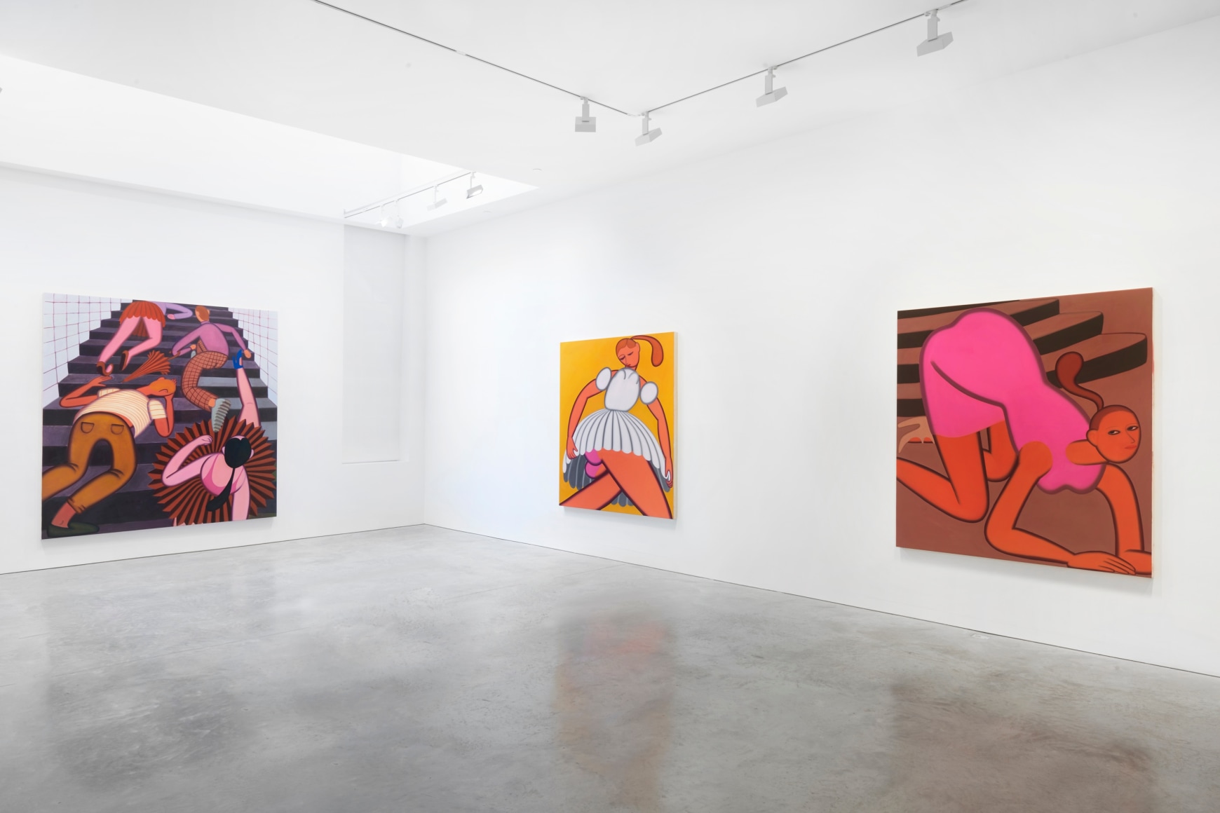 Installation view, Grace Weaver:&nbsp;STEPS,&nbsp;48 Walker St, July 15 - September 12, 2020