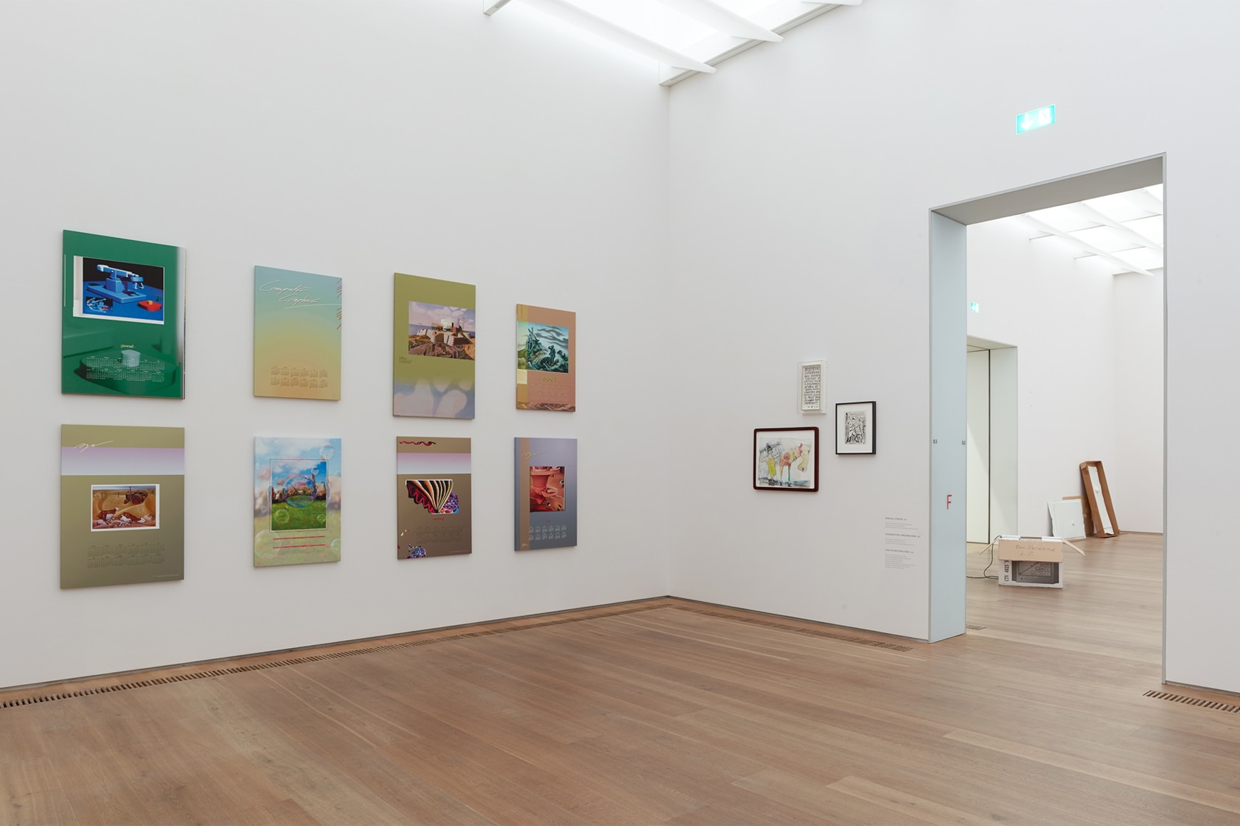 Installation view, Social Synthetic, Museum Brandhorst, Munich, 2017-18