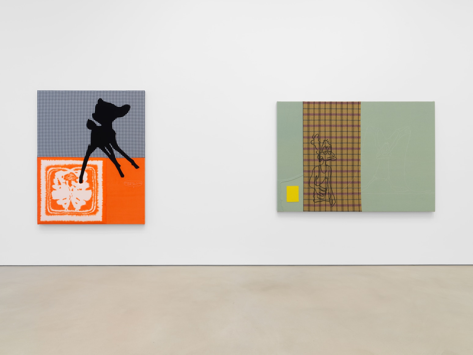 Installation view, Cosima von Bonin, Church of Daffy, Petzel, 2023