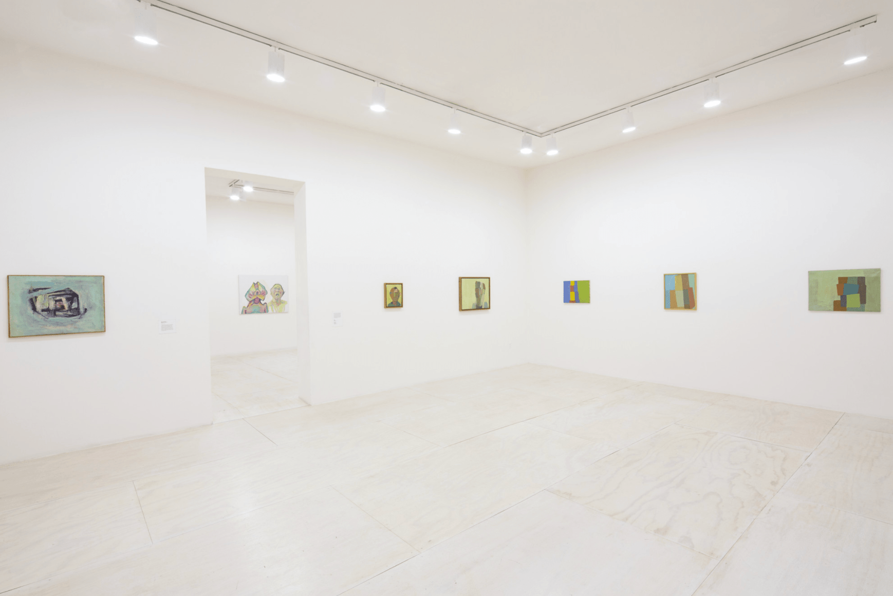 Maria Lassnig. Installation view, 2014. MoMA PS1, Long Island City, New York. Photo: Matthew Septimus.