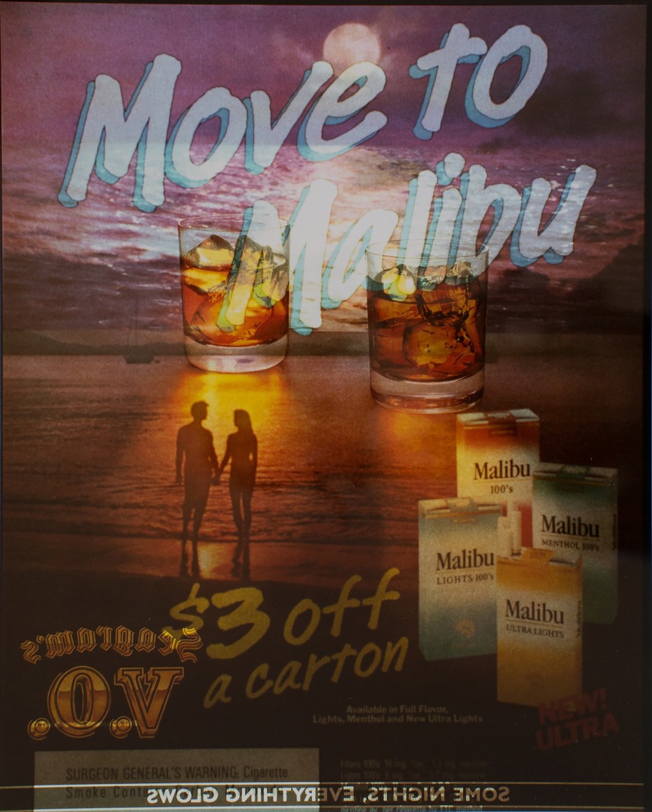 Robert Heinecken, Move to Malibu (Sunset), 1991