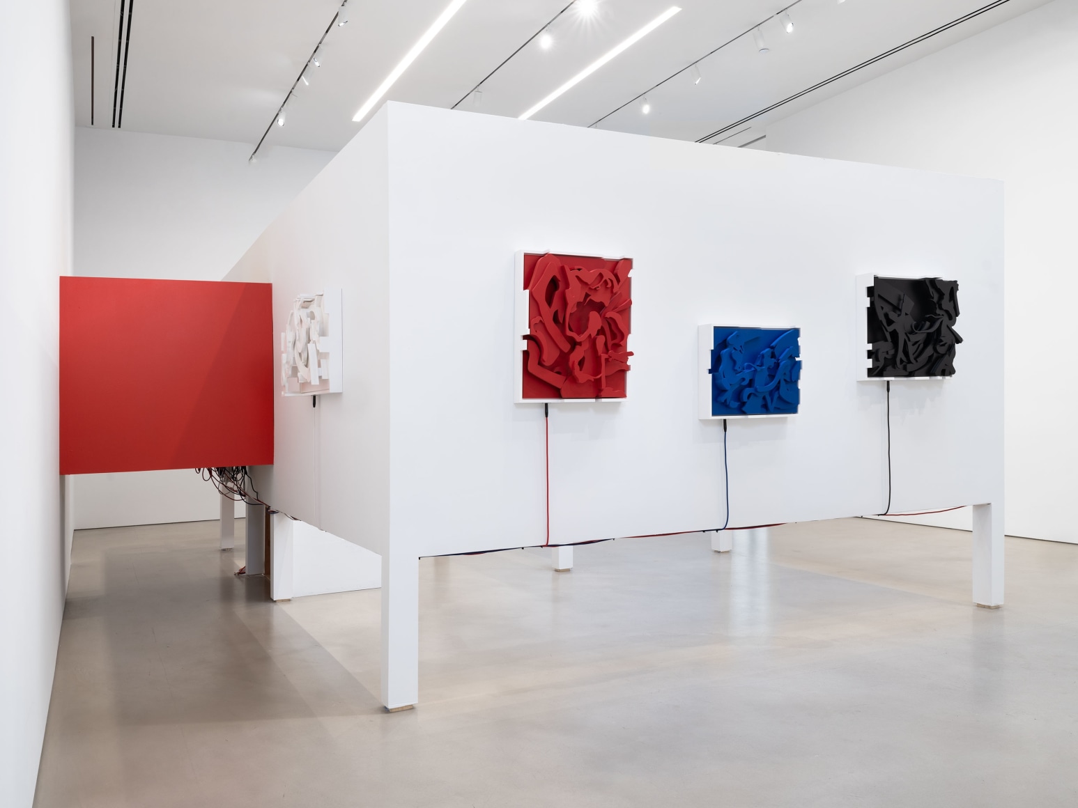 Installation view, Pieter Schoolwerth, Supporting Actor,&nbsp;Petzel, 2024