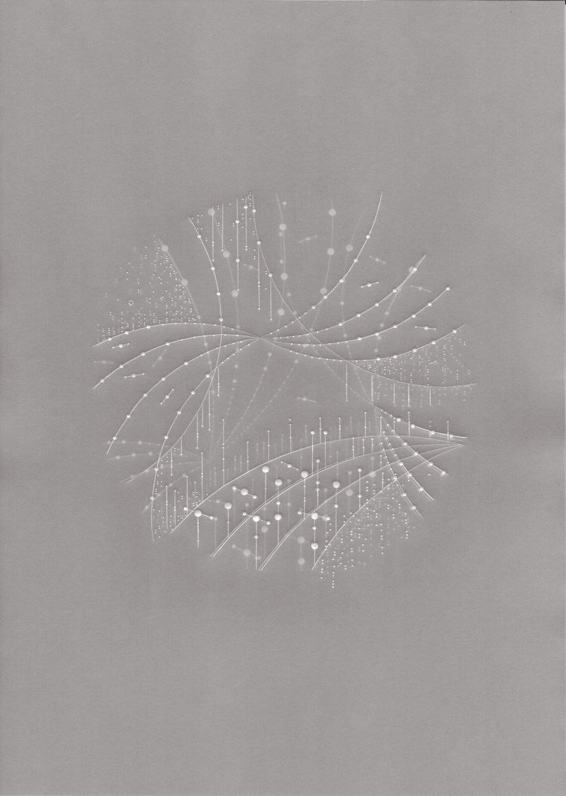 NATASHA MAZURKA | INDEX XVI | PAPIER PARCHEMIN EMBOSSÉ À LA MAIN | 16.5 X 11.75 POUCES | 2017
