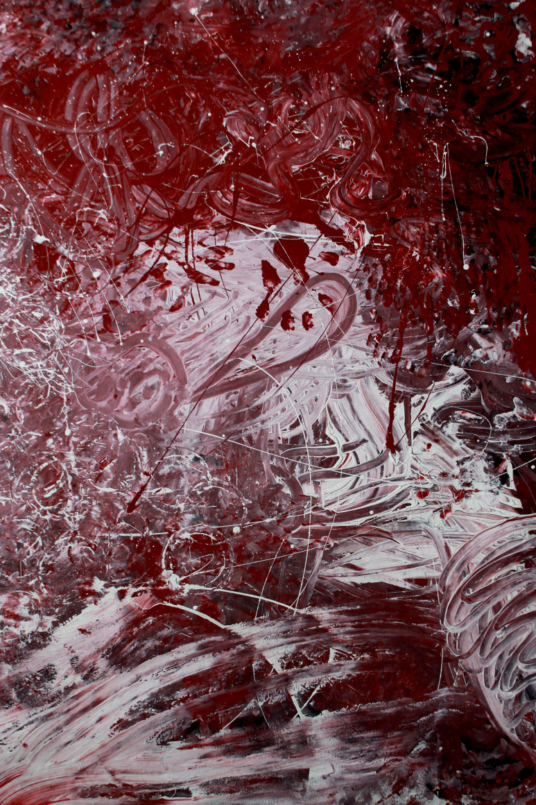 MY-VAN DAM | RESULT OF MY BODY EXPRESSION | ACRYLIC | 54 X 44,5 INCHES | 2016
