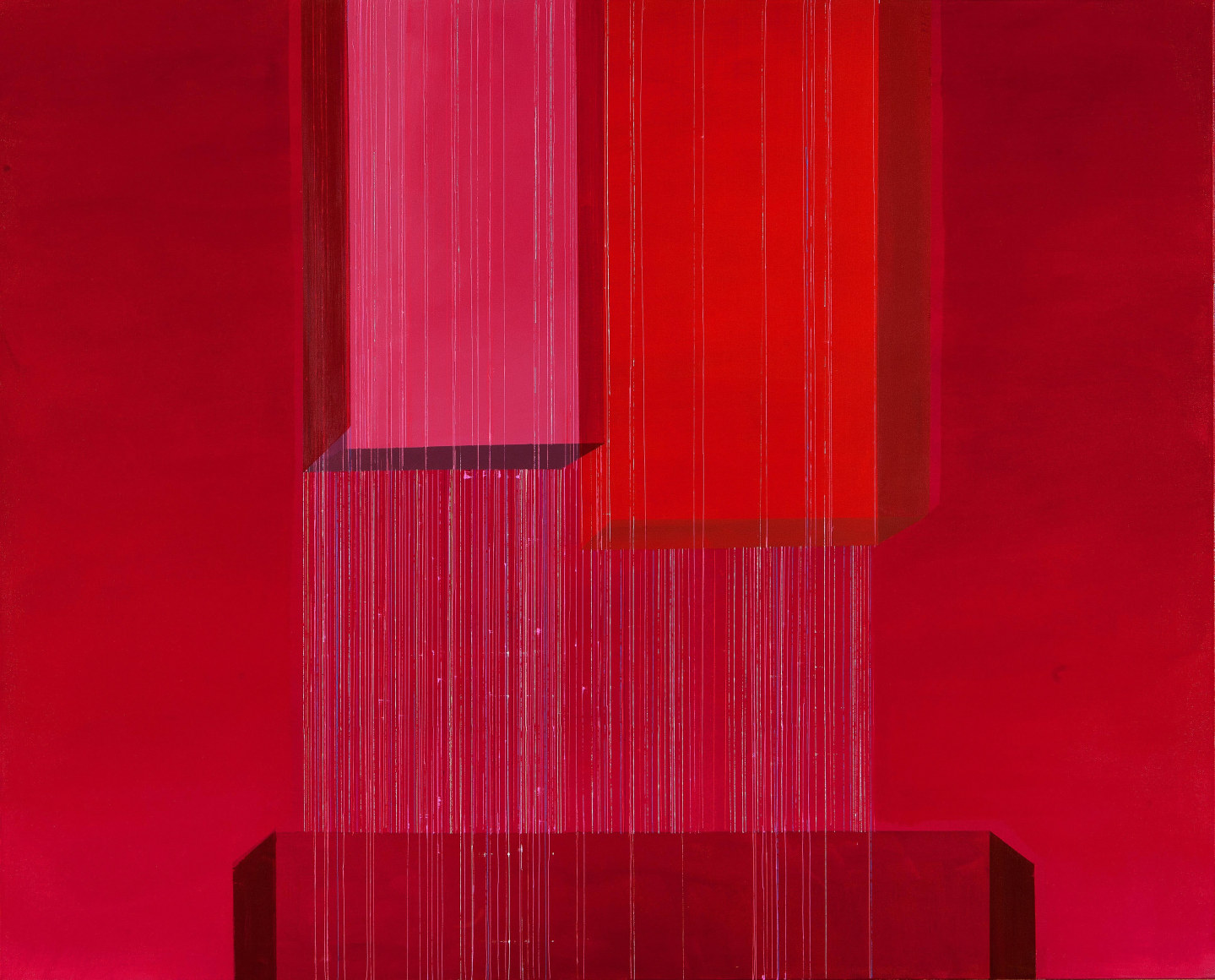ANTONIETTA GRASSI | SORT MERGE | OIL, ACRYLIC AND INK ON CANVAS | 42 X 52 INCHES | 2020, &nbsp;