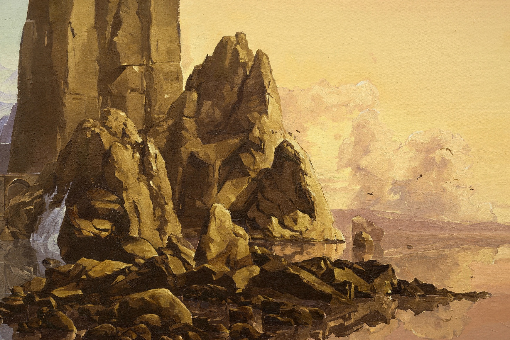 ANDREW MORROW | I LOVE YOU, I'M SORRY, ETC. (DETAIL) | HUILE SUR TOILE | 108 X 72 POUCES | 2015 
