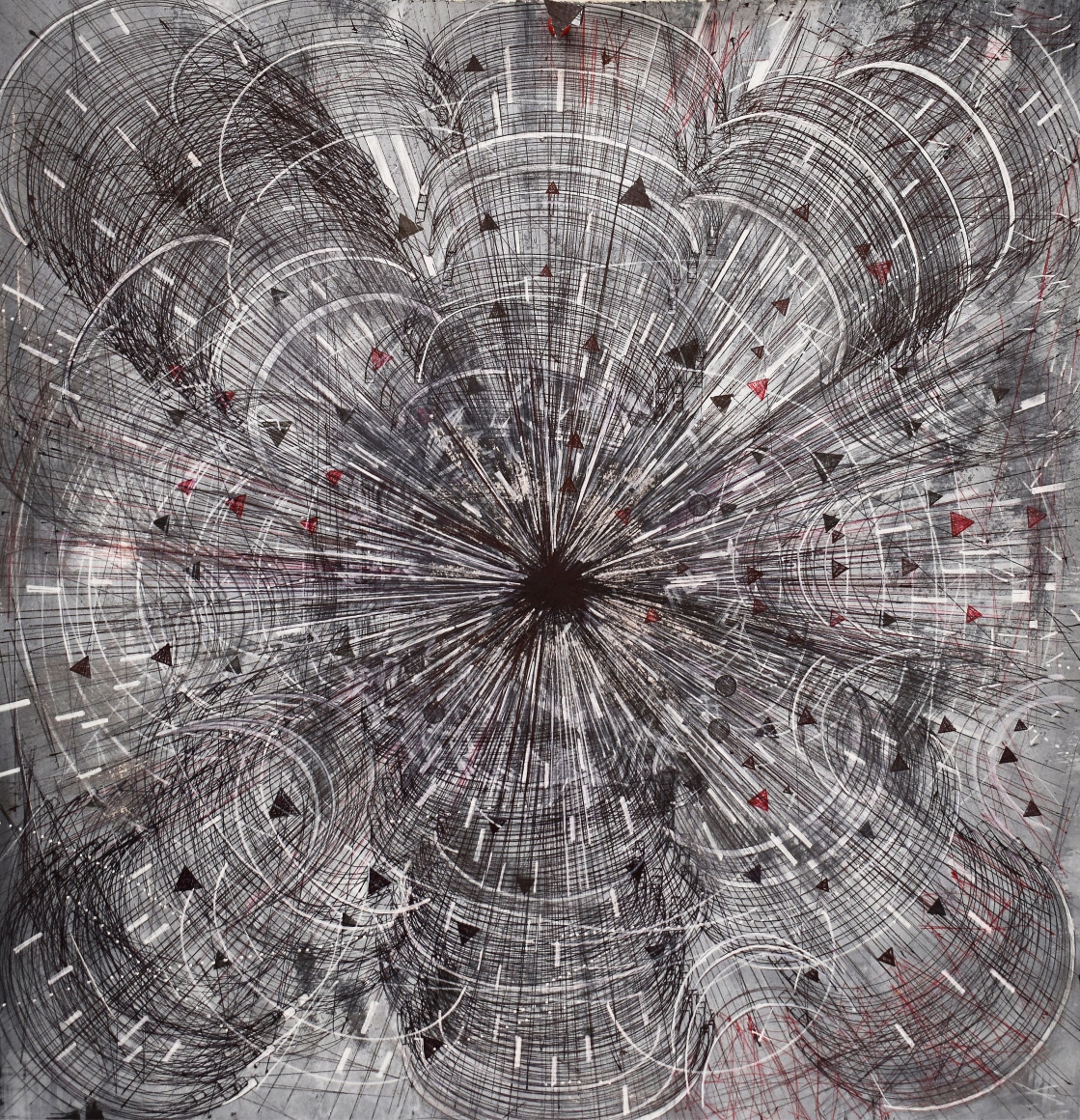 AMY SCHISSEL | C FILES 2&nbsp;| ACRYLIC, GRAPHITE, CHARCOAL AND INK ON PAPER | 14&nbsp;X 14&nbsp;INCHES | 2020, &nbsp;