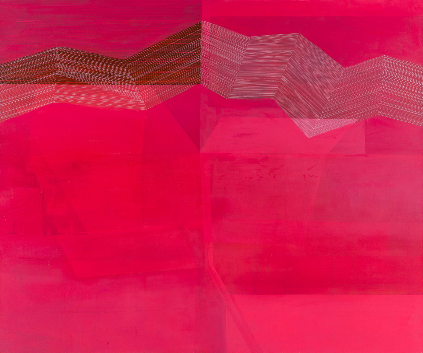 ANTONIETTA GRASSI | EMOTIONAL RESCUE | OIL AND INK ON CANVAS | 60 x 72 INCHES | 2017